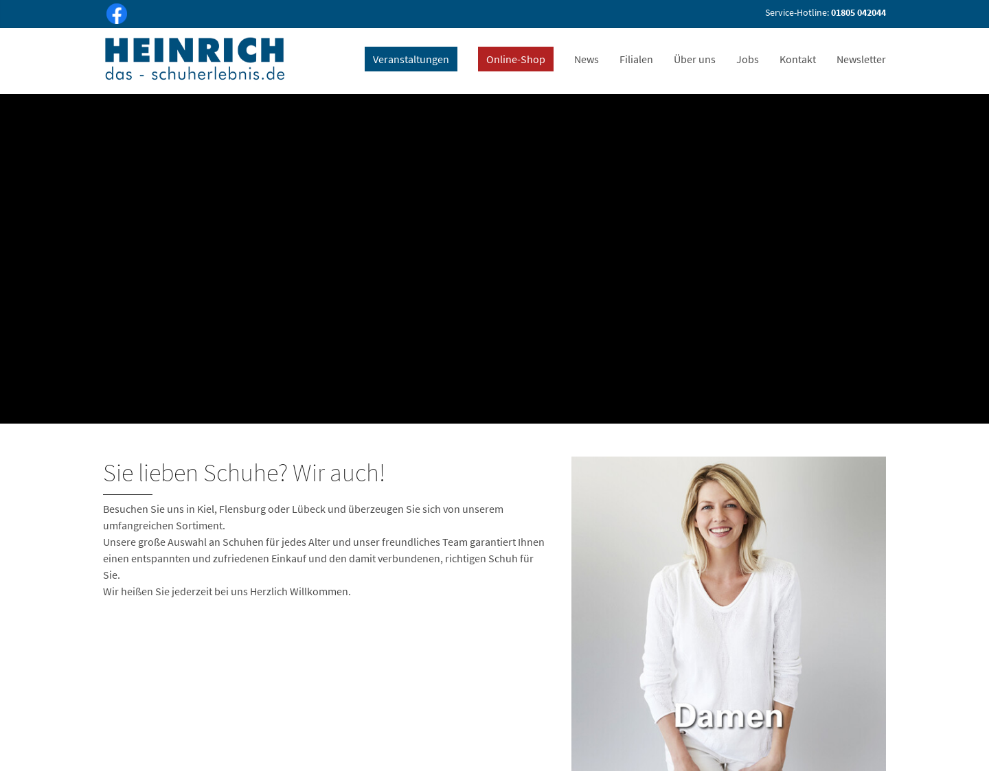 Aktuelle Website-Vorschau von ECCO Schuhe - Online Shop