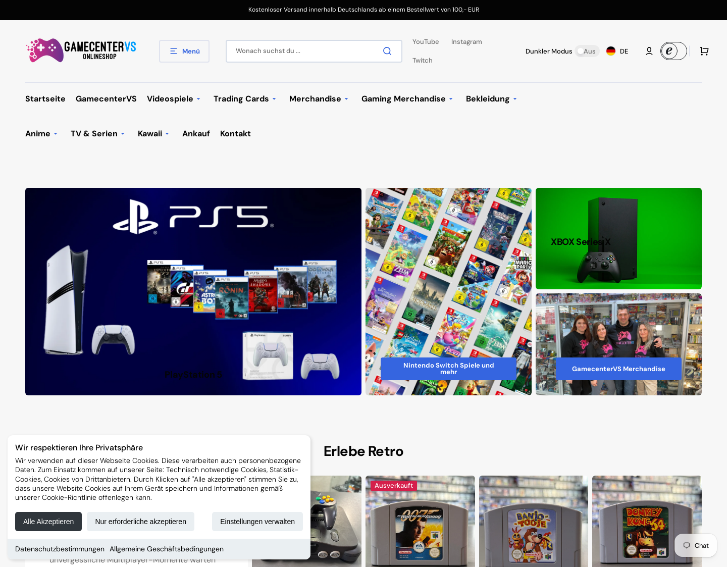 Aktuelle Website-Vorschau von Flohhaus Videospieleankauf
