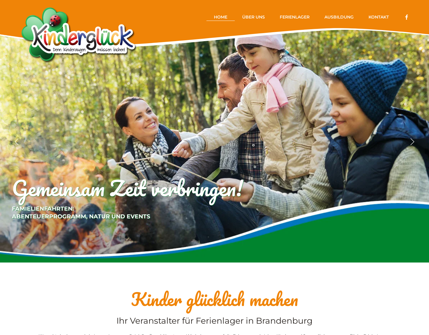 Aktuelle Website-Vorschau von Kinderferienlager, Klassenfahrten günstig