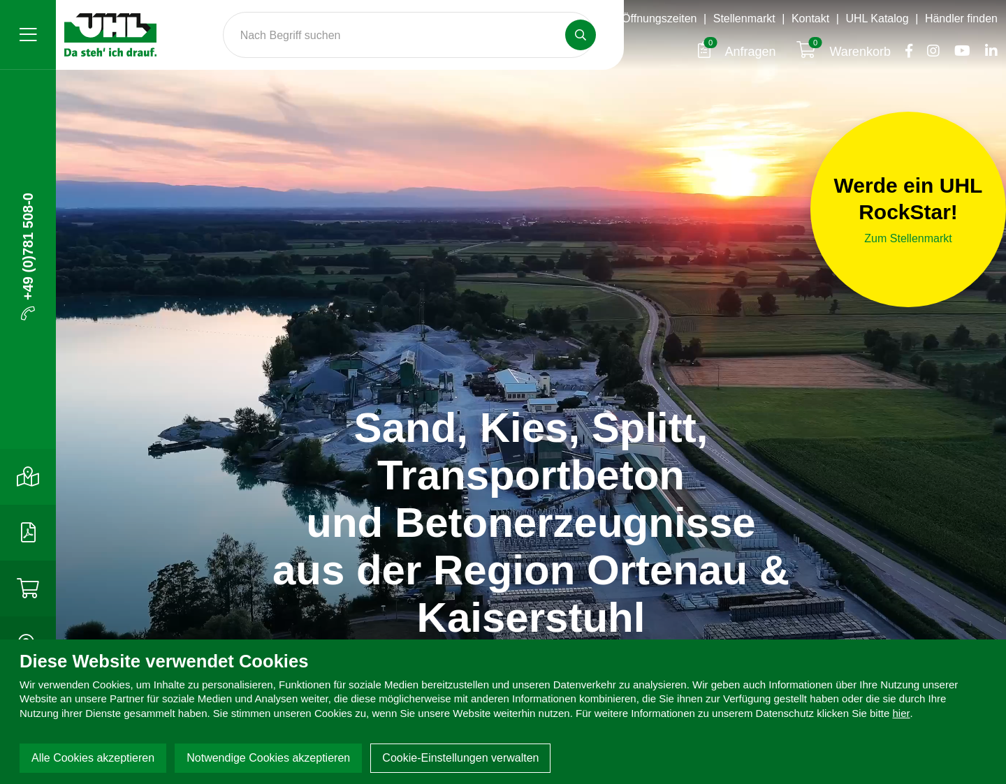 Aktuelle Website-Vorschau von Plastersteine & Terrassenplatten