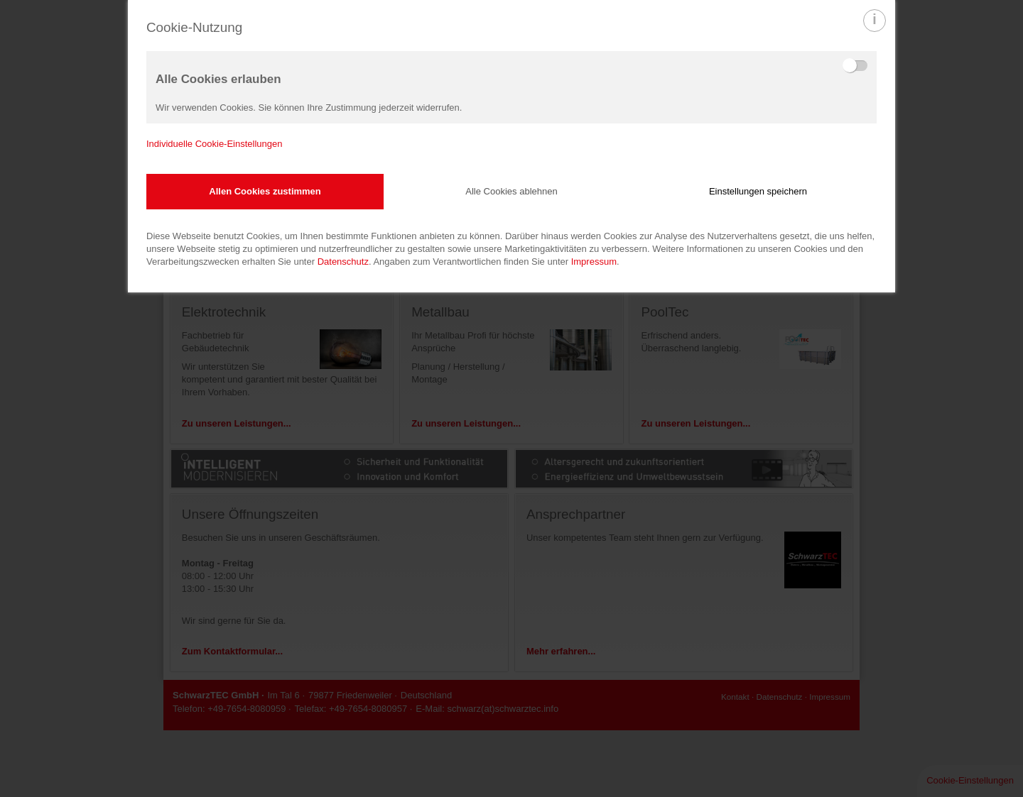 Aktuelle Website-Vorschau von Schmiedeartikel rund ums Haus