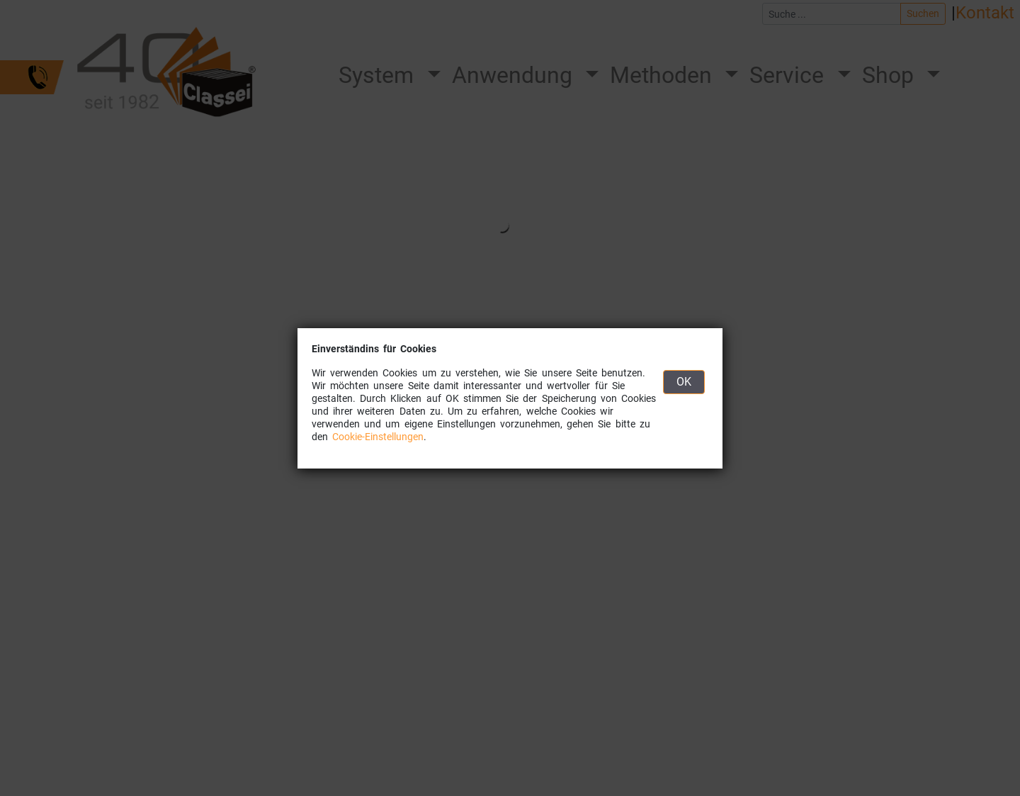 Aktuelle Website-Vorschau von Classei Büroorganisation