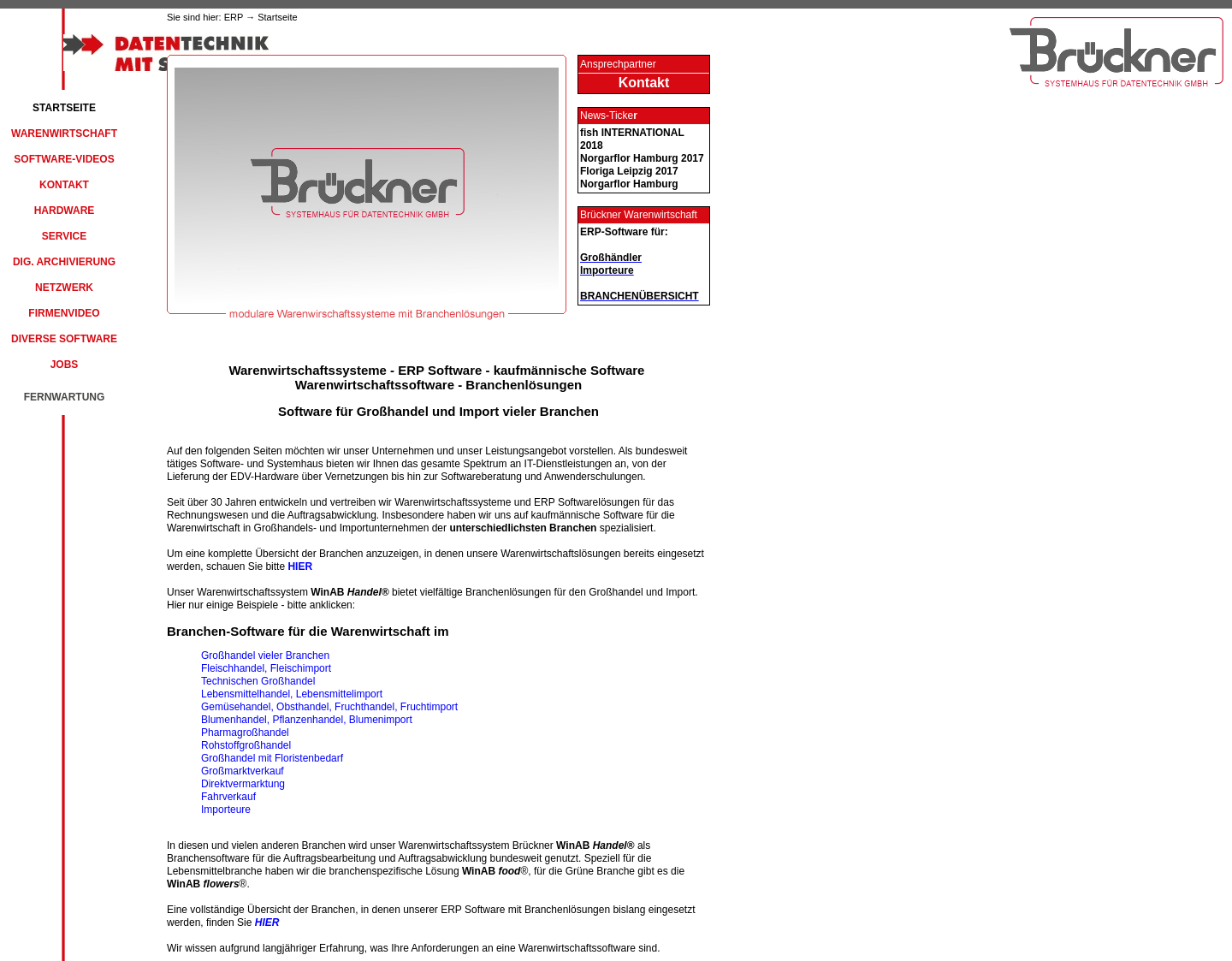 Aktuelle Website-Vorschau von Warenwirtschaftssystem Großhandel