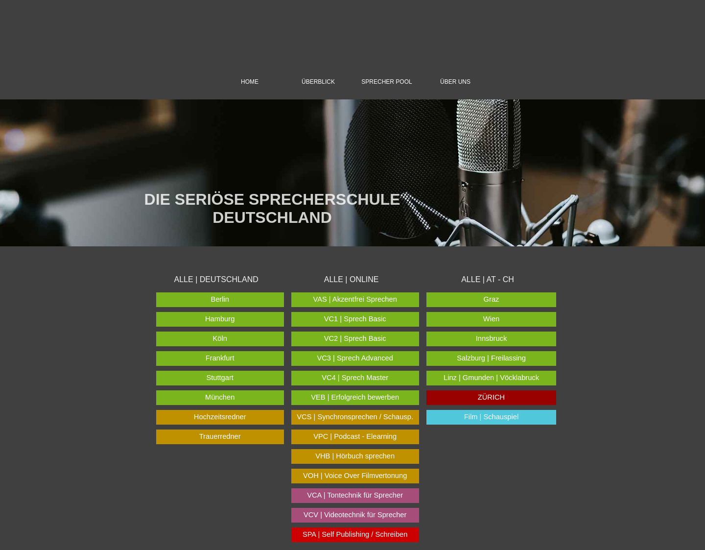 Aktuelle Website-Vorschau von Rhetorik Seminare, Sprecher Ausbildung, Moderaotor