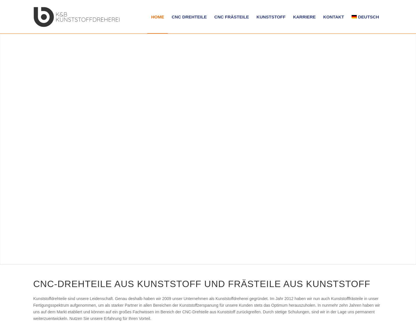 Aktuelle Website-Vorschau von K&B Kunststoffdrehrei