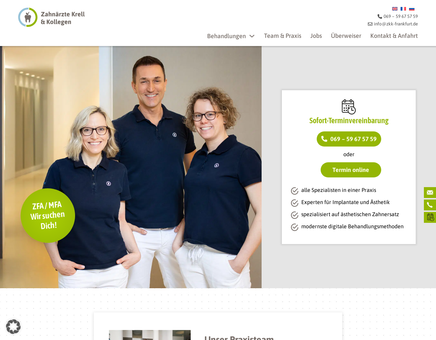 Aktuelle Website-Vorschau von KONZEPT32