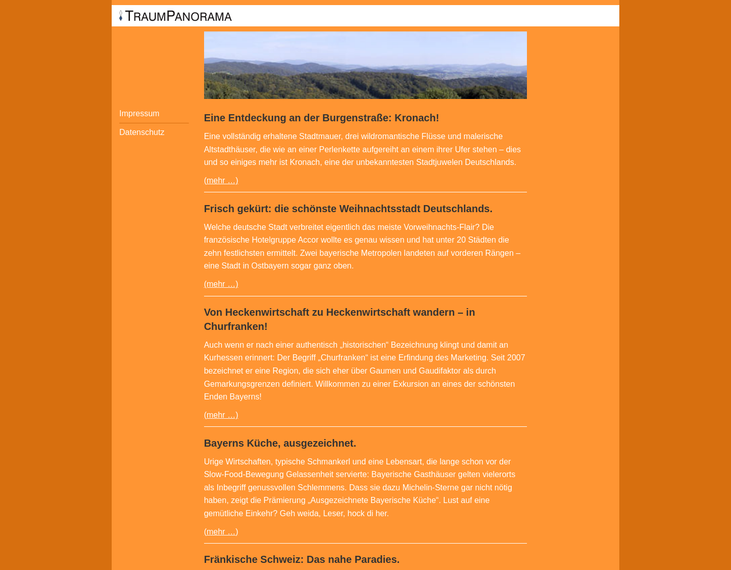 Aktuelle Website-Vorschau von Urlaub für 2 - Ferienwohnung Bayern