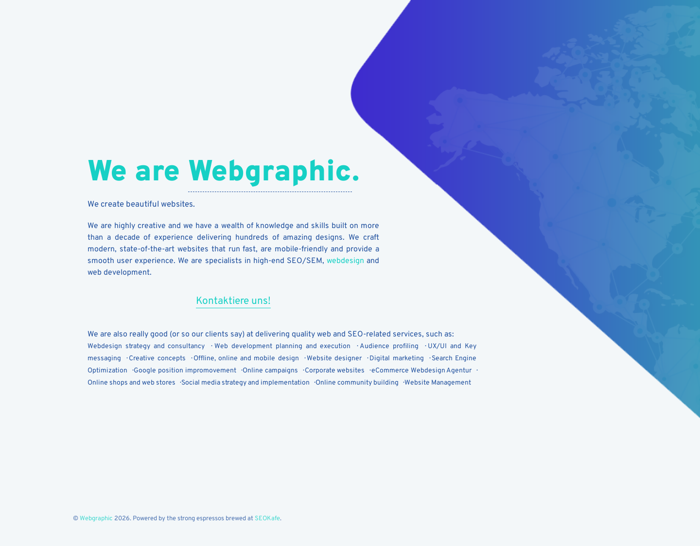 Aktuelle Website-Vorschau von Webdesign vom Feinsten zu günstigen Preisen