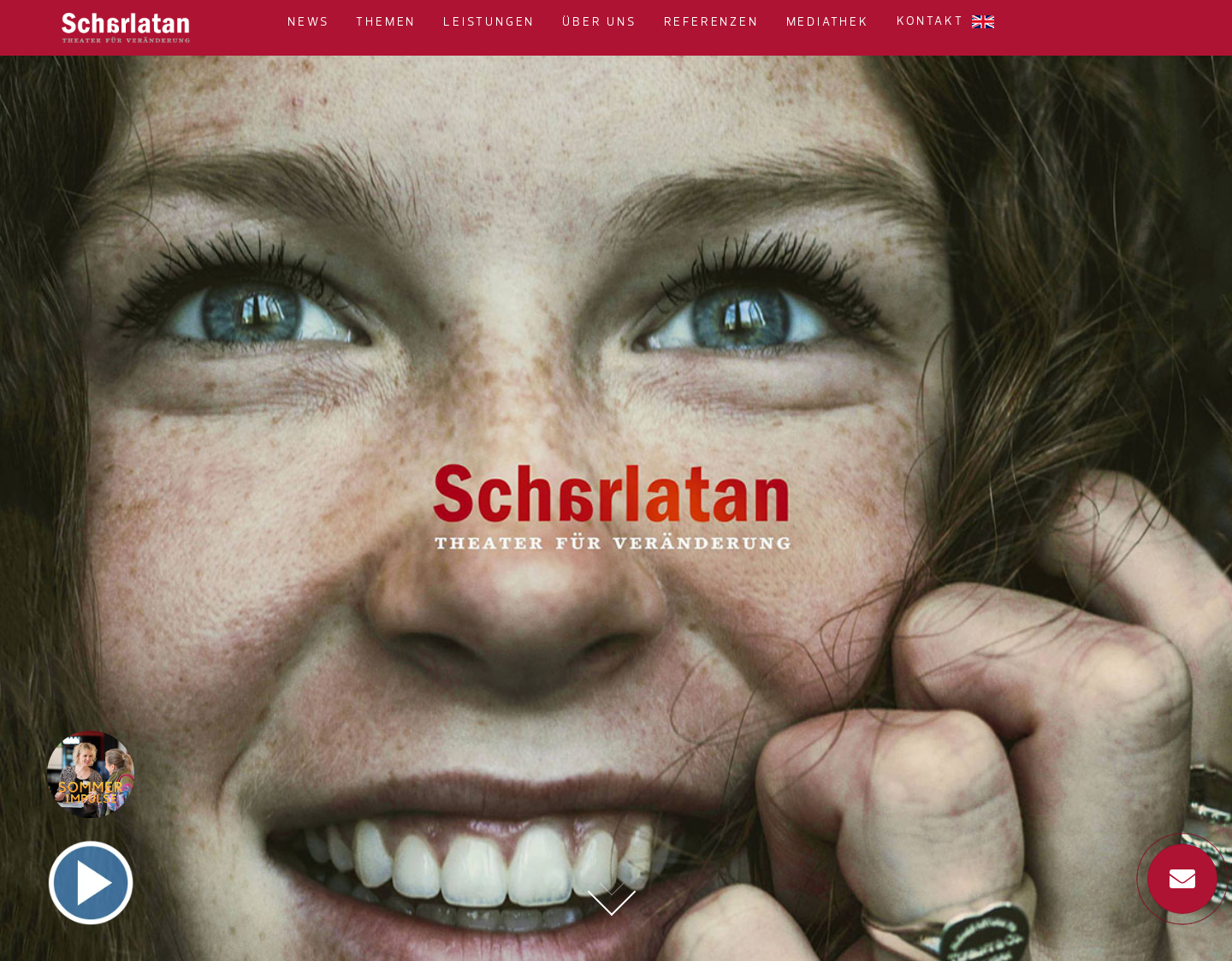 Aktuelle Website-Vorschau von Scharlatan Personalentwicklung