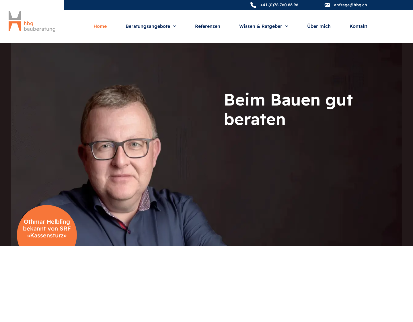 Aktuelle Website-Vorschau von Baurecht und Bauberatung