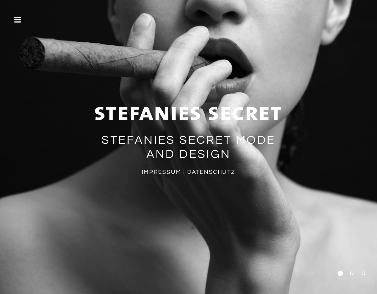 Aktuelle Website-Vorschau von Stefanies secret
