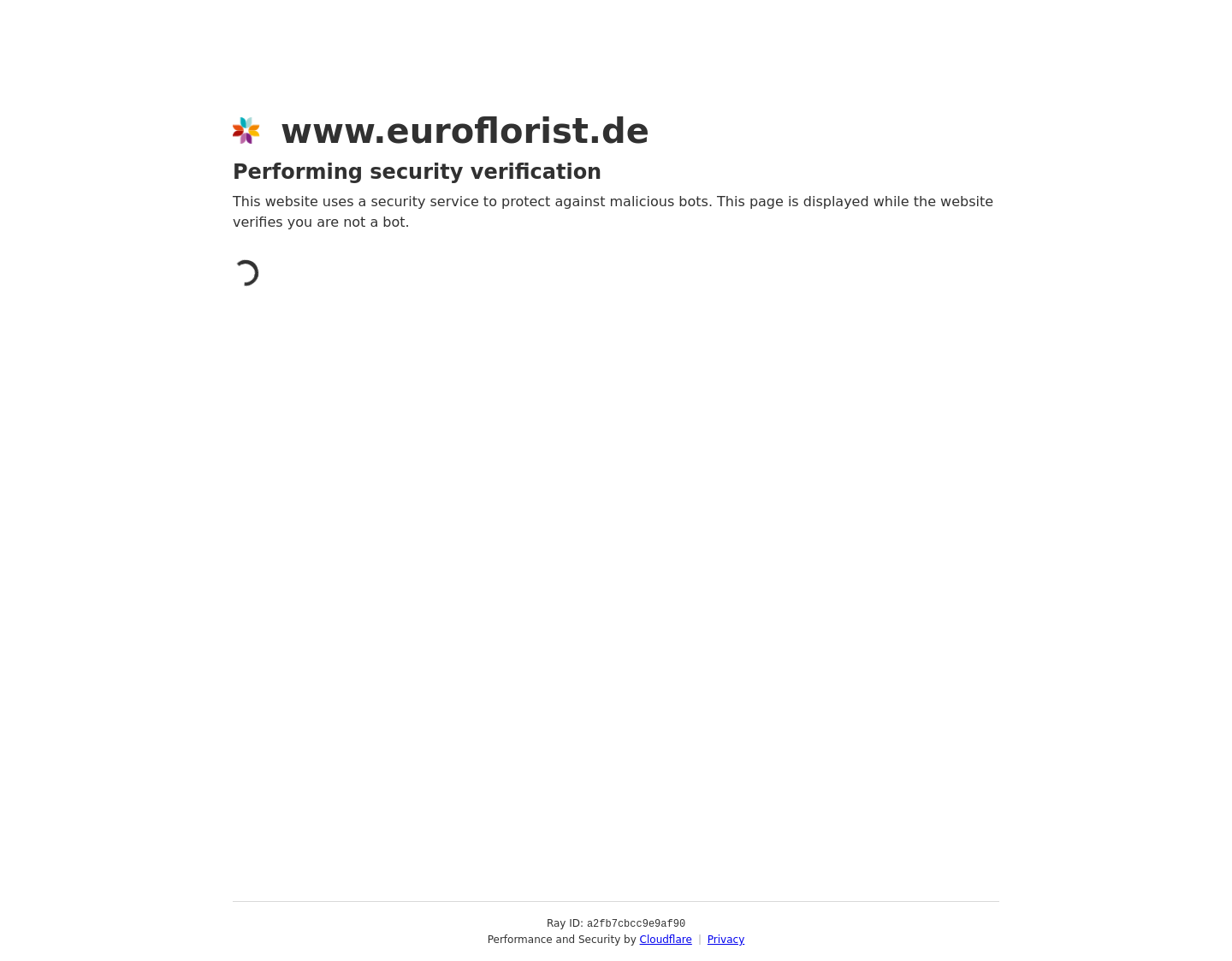 Aktuelle Website-Vorschau von EuroFlorist Blumenversand