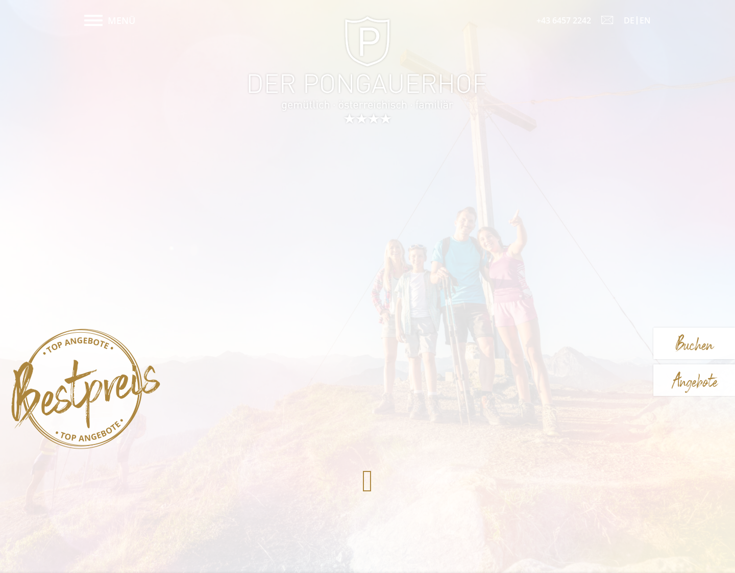 Aktuelle Website-Vorschau von Skiurlaub Flachau - Pongauerhof