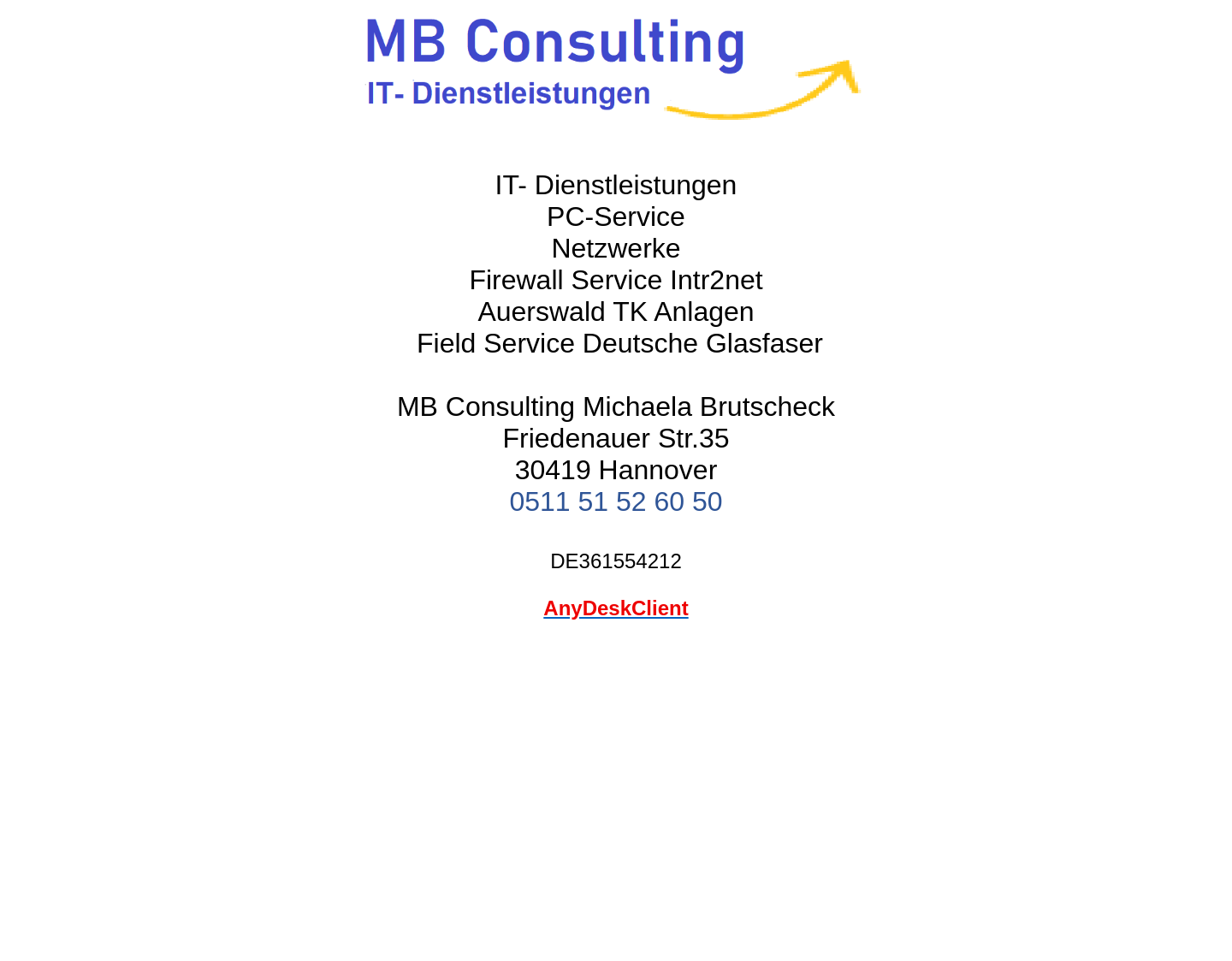 Aktuelle Website-Vorschau von Computerservice in Hannover