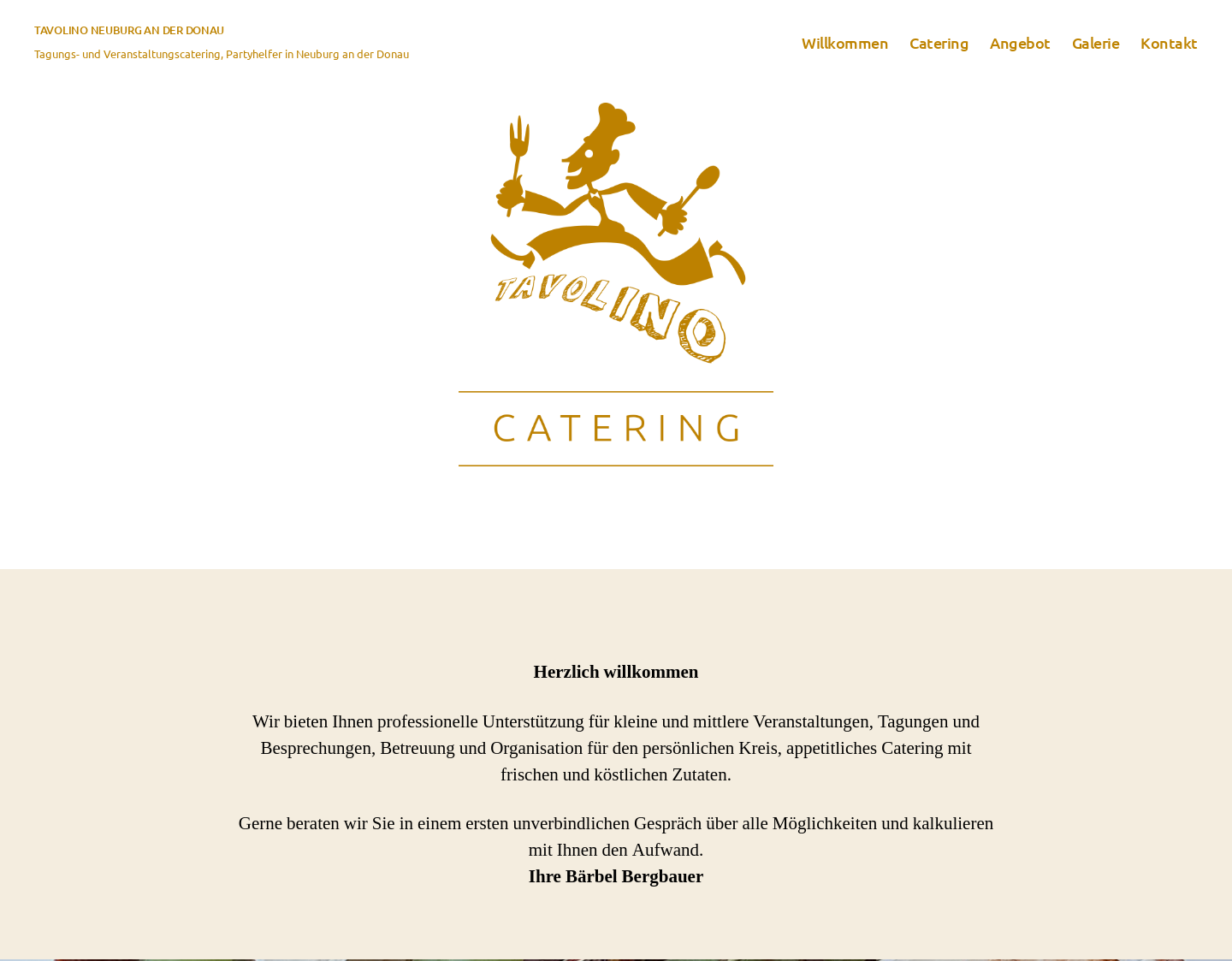Aktuelle Website-Vorschau von Tavolino