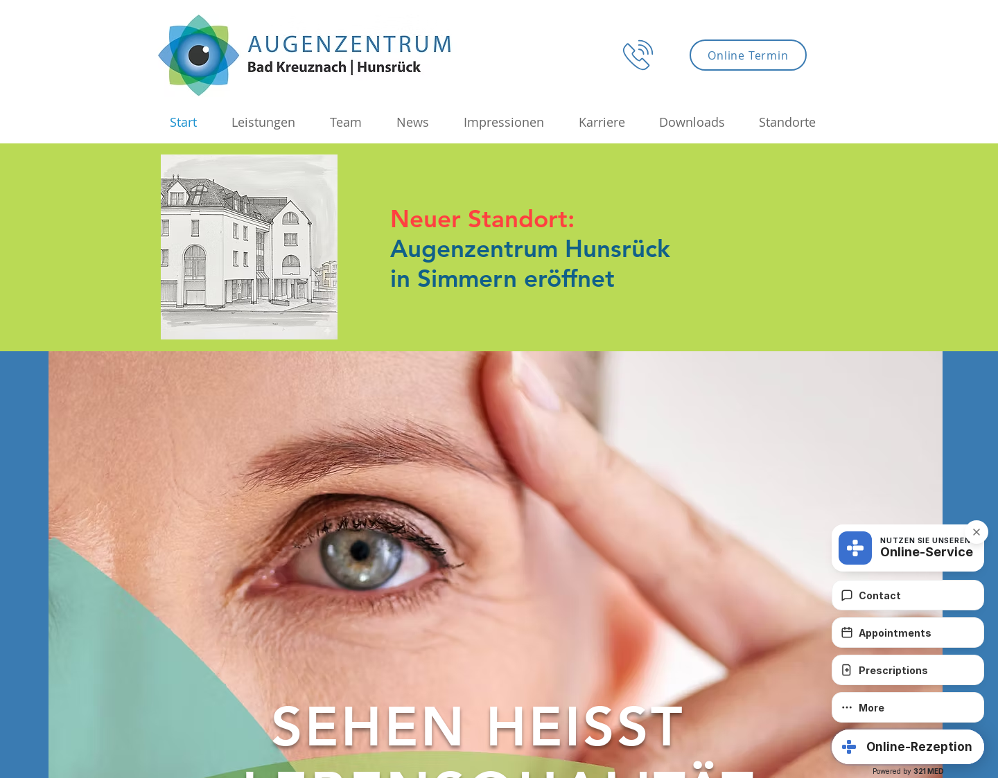 Aktuelle Website-Vorschau von Augenzentrum Bad Kreuznach