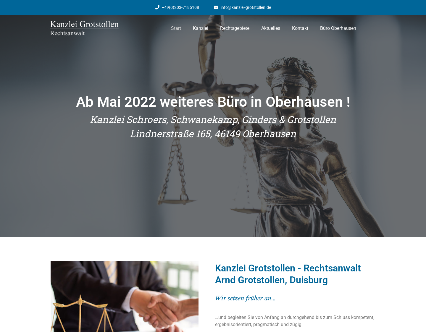 Aktuelle Website-Vorschau von GPS Partnerschaft