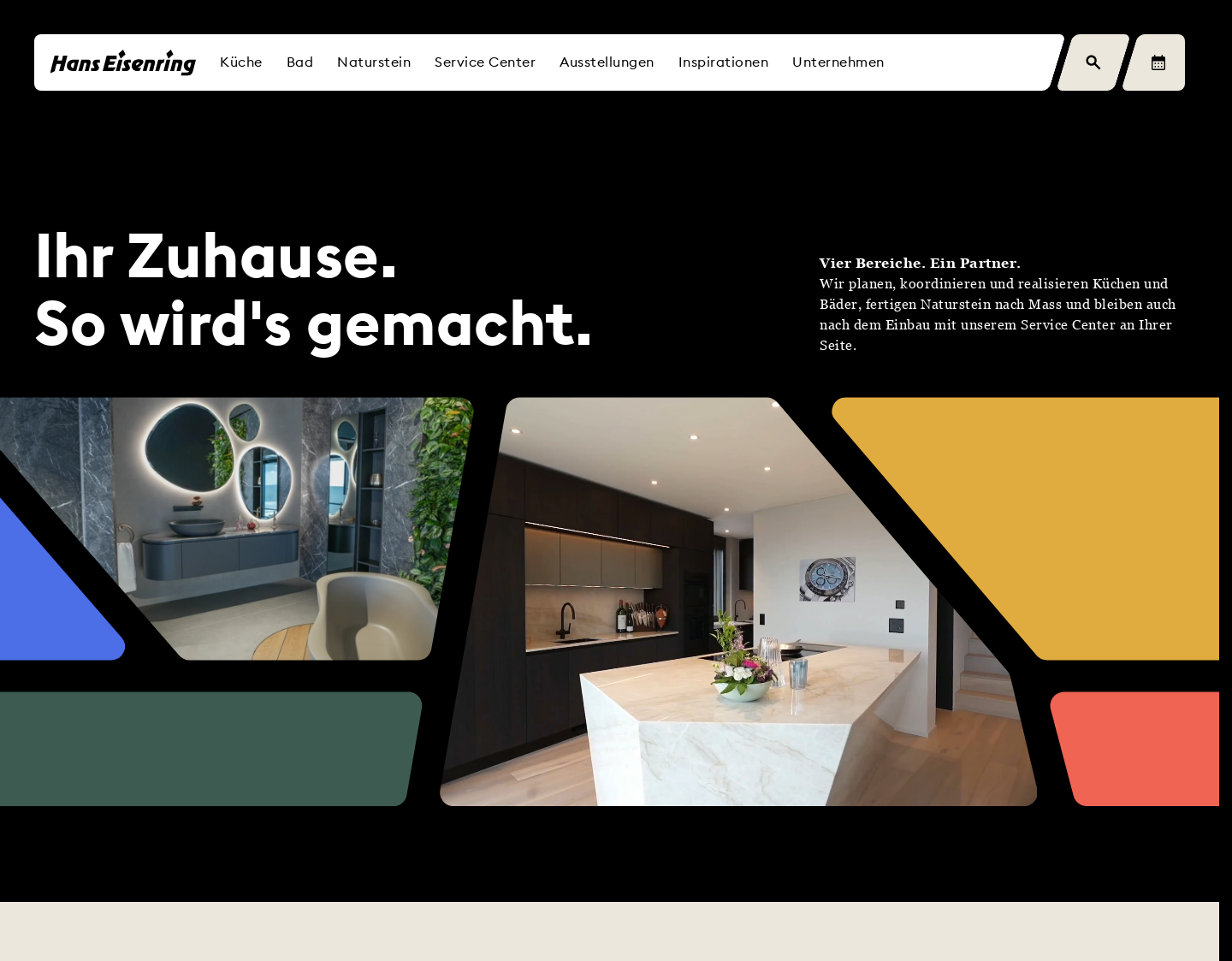 Aktuelle Website-Vorschau von Küchenausstellungen Zürich