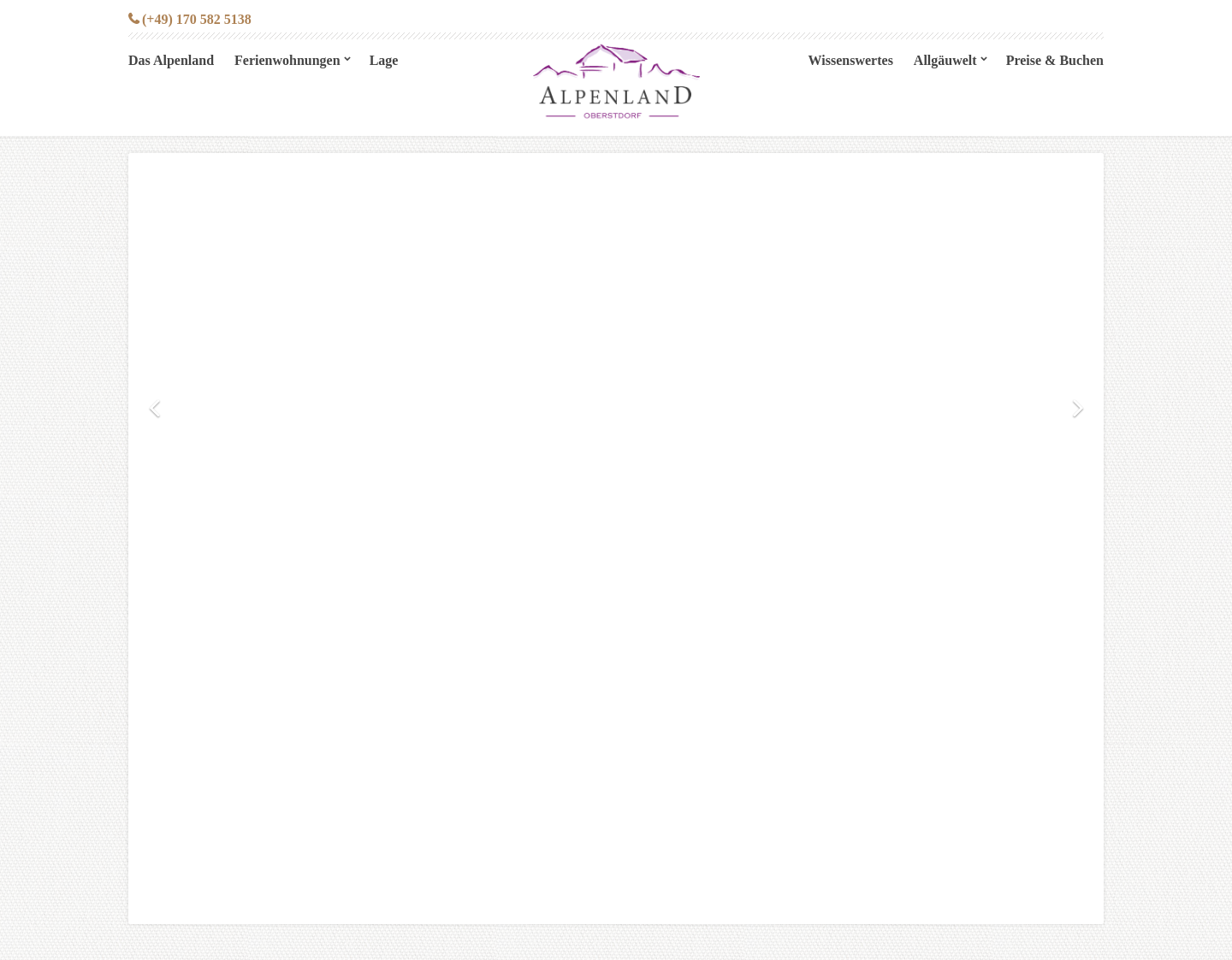Aktuelle Website-Vorschau von Alpenland: Ferienwohnung in Oberstd