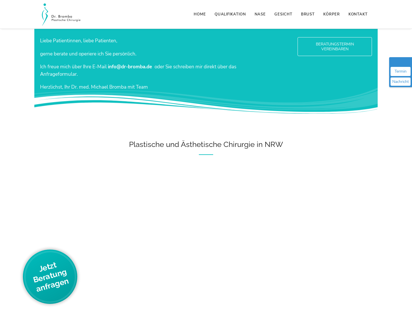 Aktuelle Website-Vorschau von Plastische und Ästhetische Chirurgi