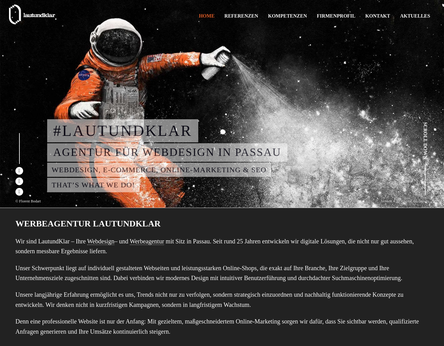 Aktuelle Website-Vorschau von LautundKlar GmbH
