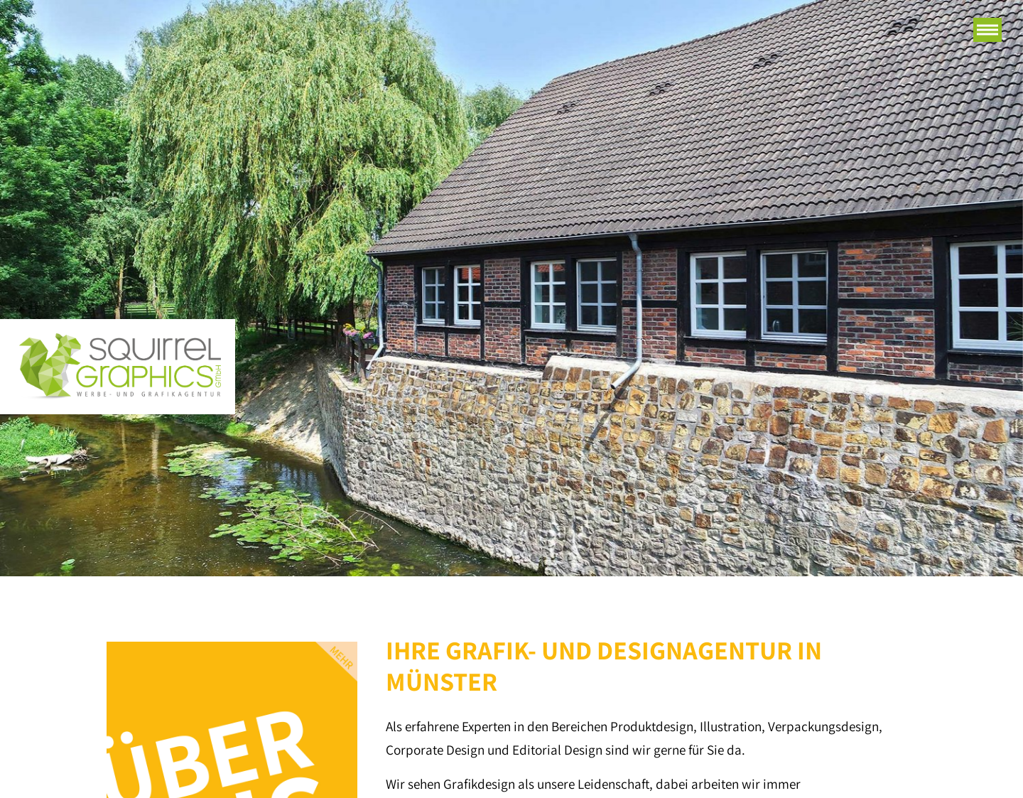 Aktuelle Website-Vorschau von Full Service Grafikagentur Münster