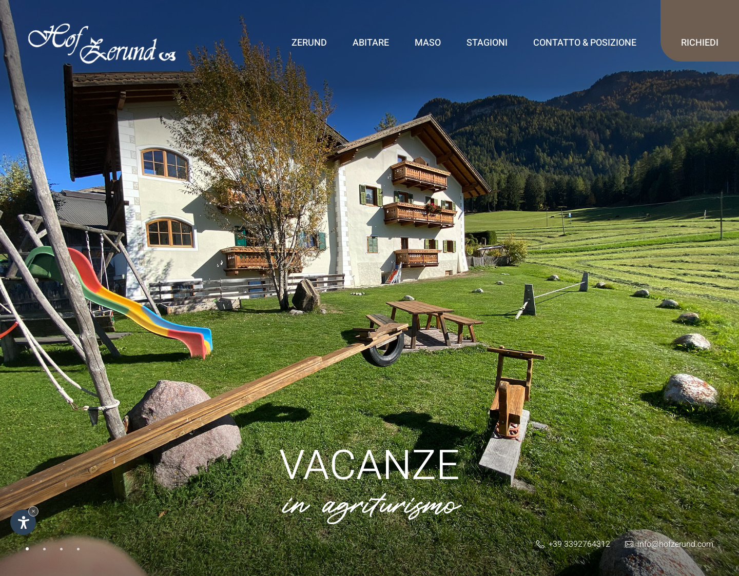 Aktuelle Website-Vorschau von Bauernhofurlaub Dolomiten