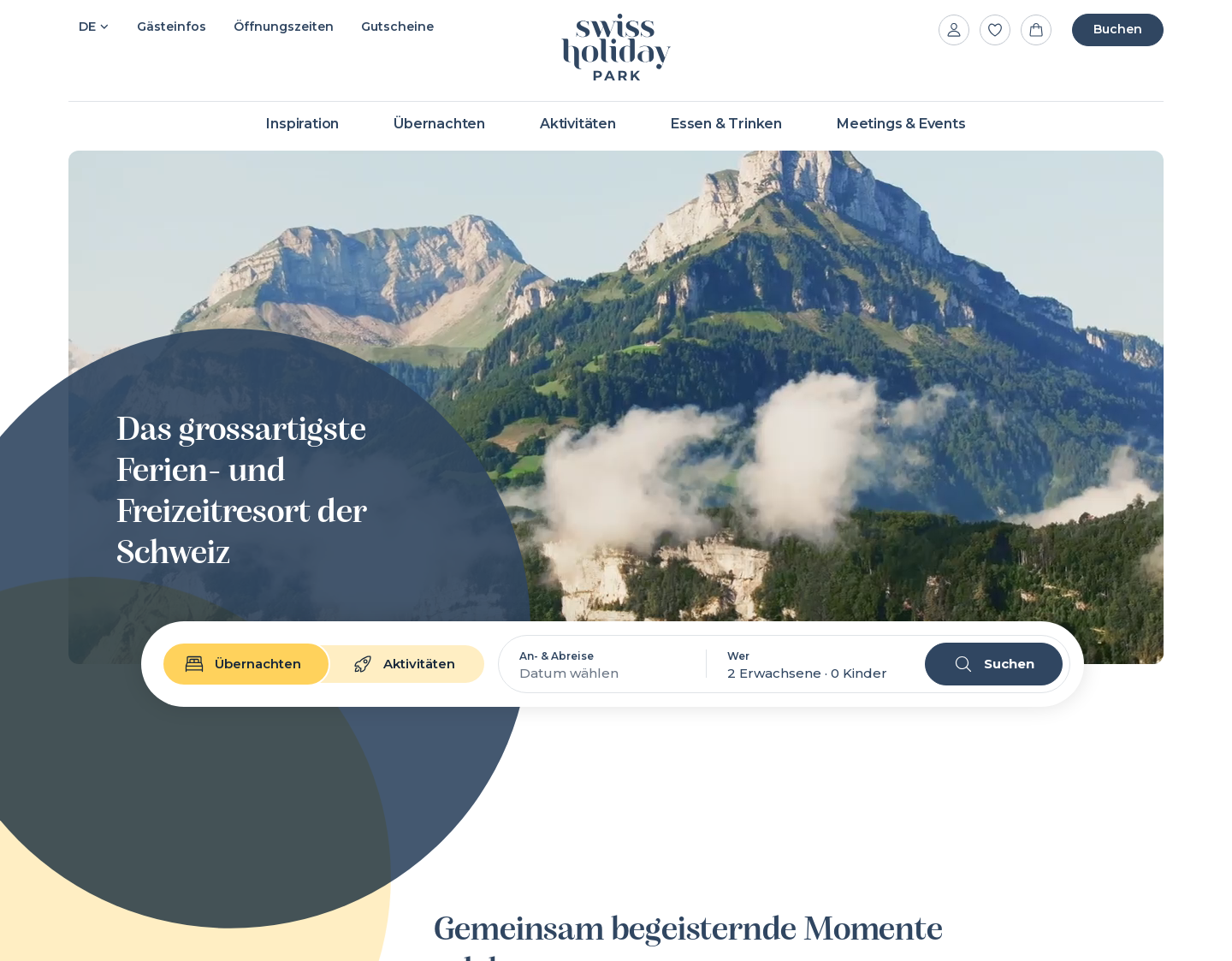 Aktuelle Website-Vorschau von Wellness Wochenende Schweiz