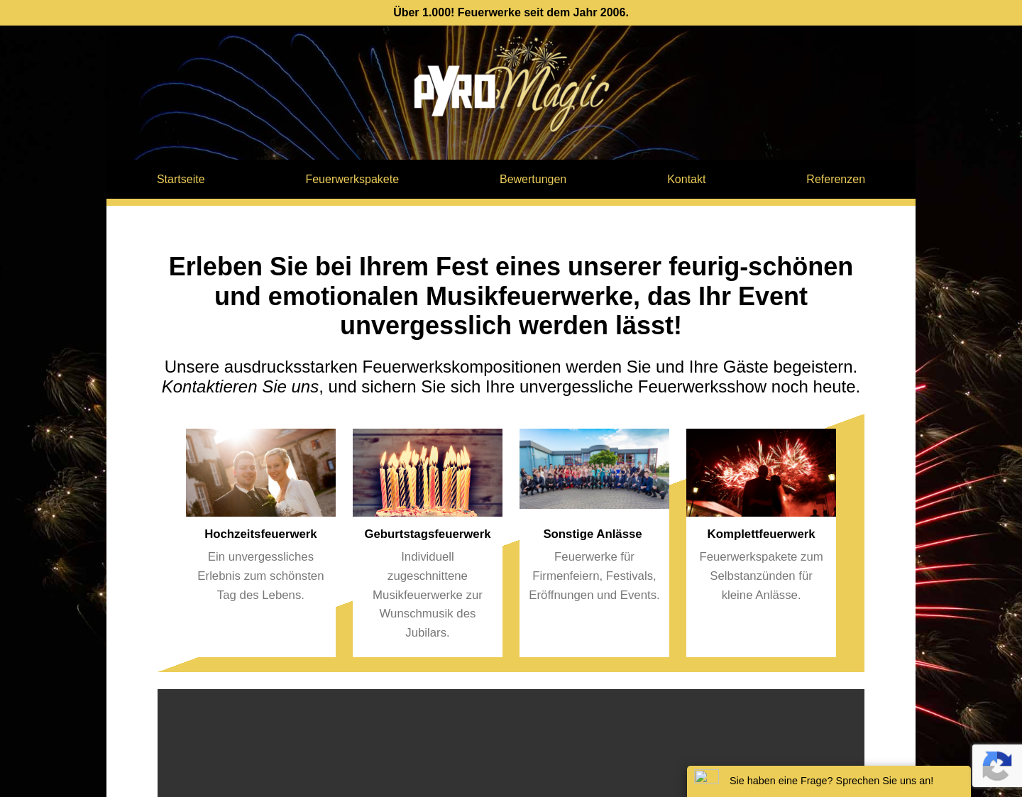 Aktuelle Website-Vorschau von Feuerwerk Sachsen-Anhalt