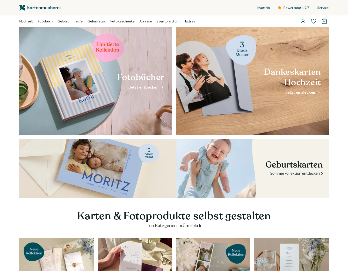 Aktuelle Website-Vorschau von Die Kartenmacherei