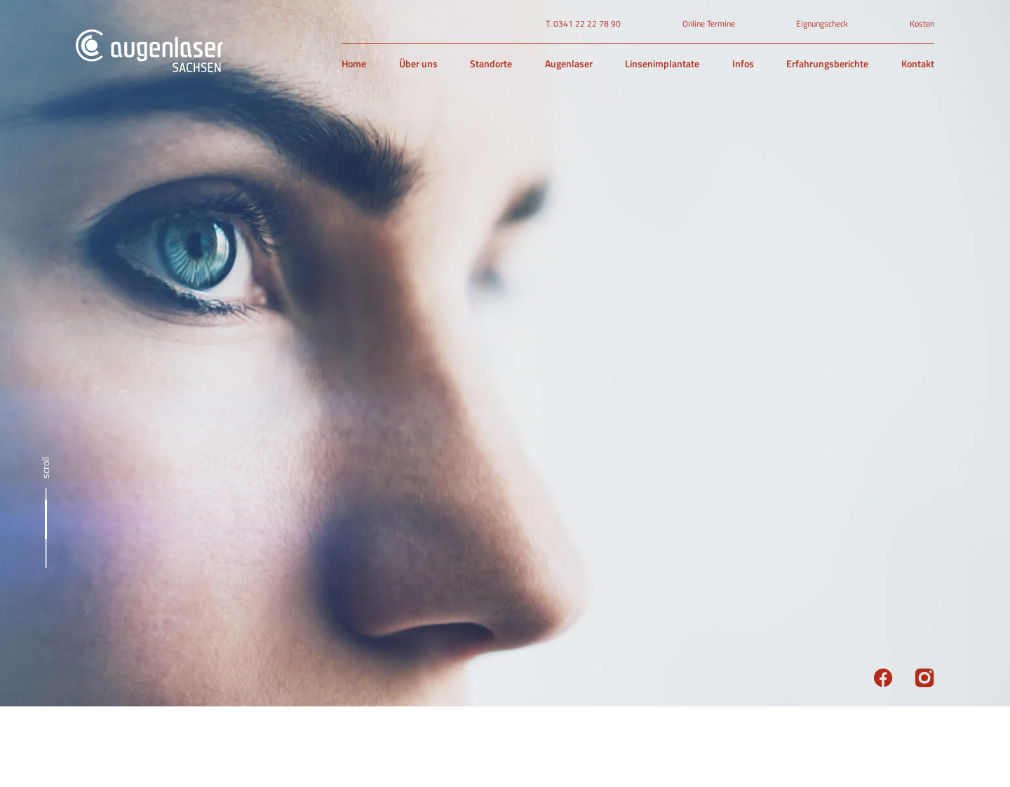 Aktuelle Website-Vorschau von Augenärzte Leipzig, Dresden, Halle