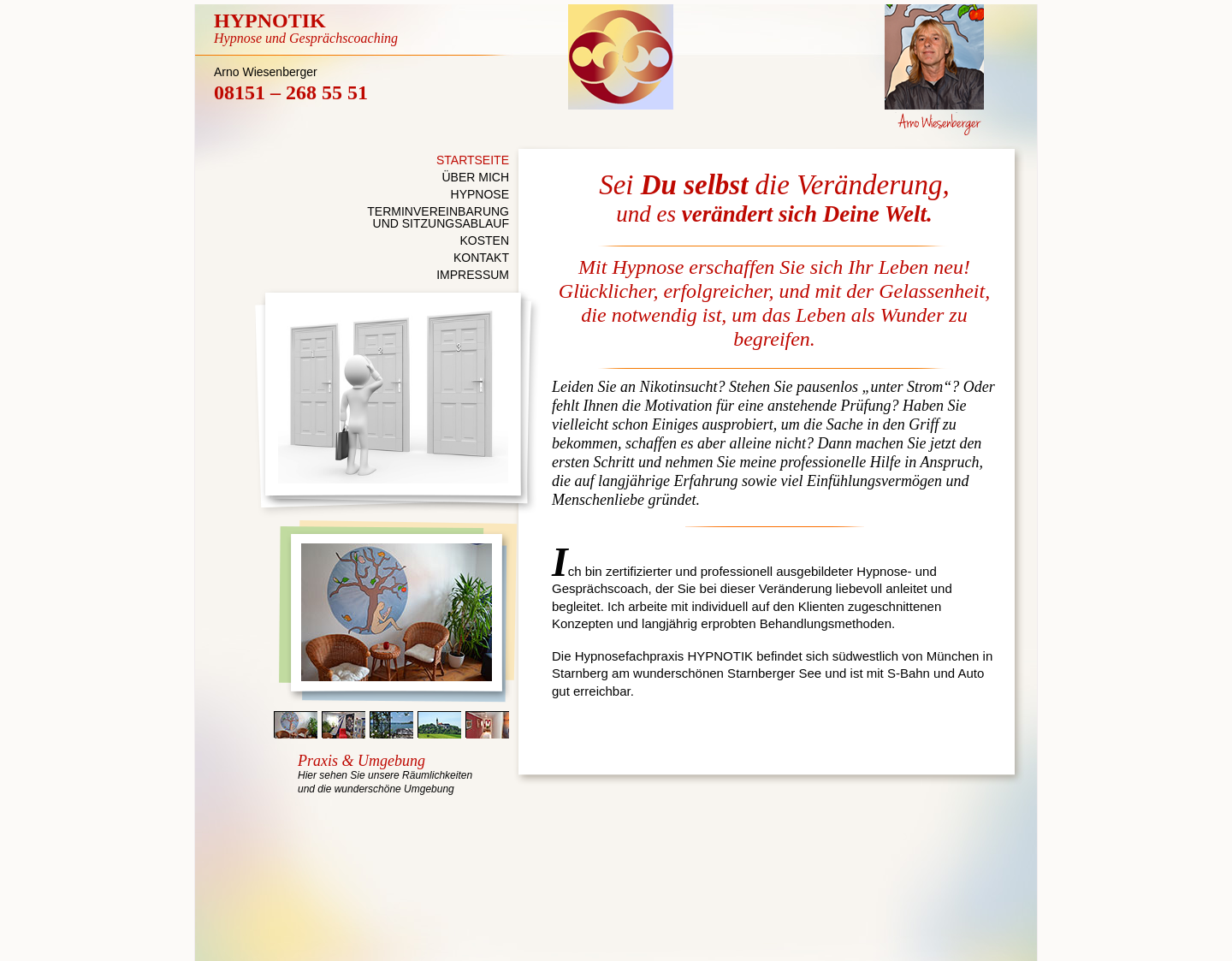 Aktuelle Website-Vorschau von HYPNOTIK