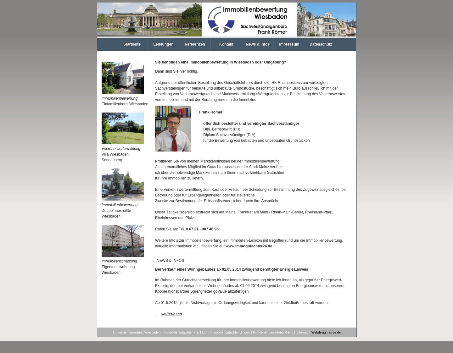 Aktuelle Website-Vorschau von Römer Immobilien Consulting GmbH