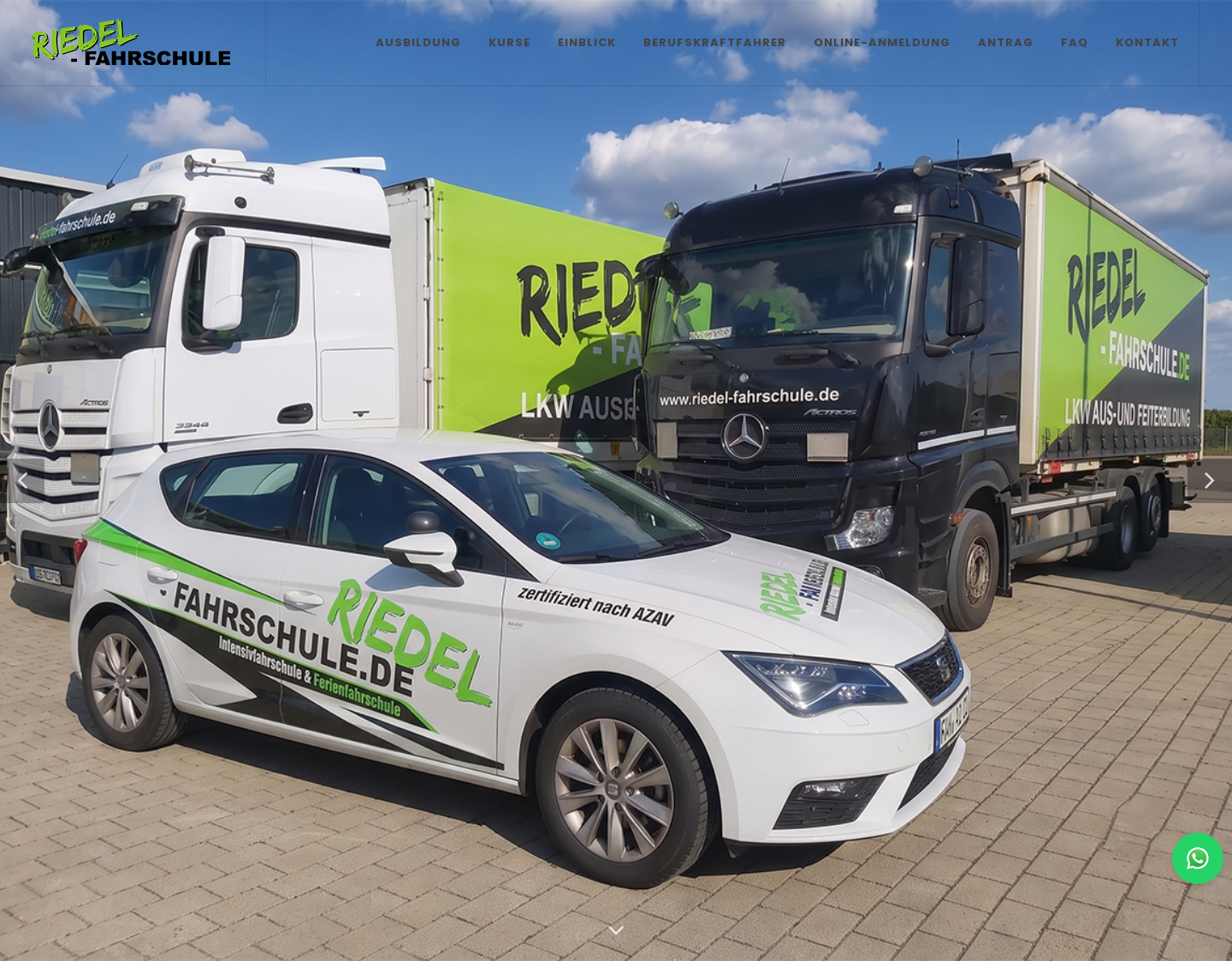 Aktuelle Website-Vorschau von Kostenloser LKW Füherschein