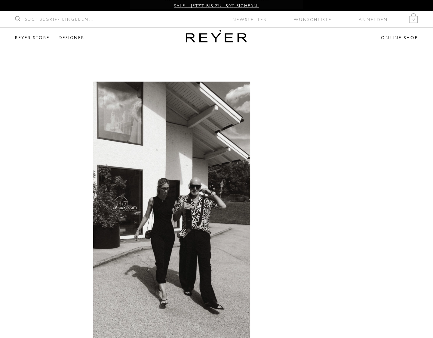 Aktuelle Website-Vorschau von REYERlooks Designer Mode OnlineShop