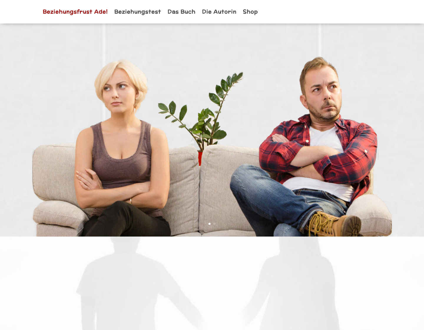 Aktuelle Website-Vorschau von Beziehungsfrust Ade