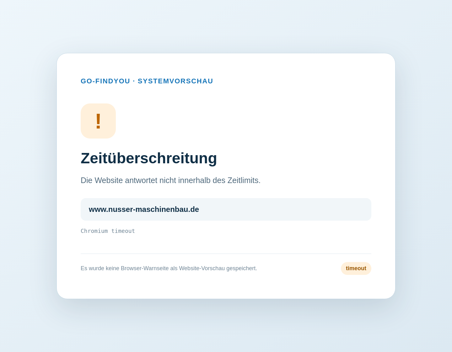 Aktuelle Website-Vorschau von Nusser Maschinen- & Metallbau