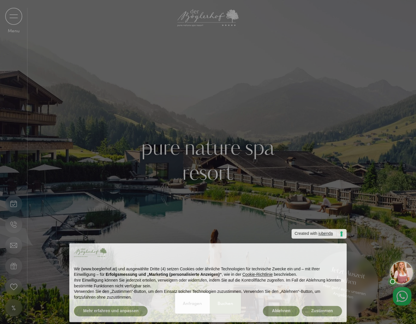 Aktuelle Website-Vorschau von Romantikhotel Böglerhof in Alpbach