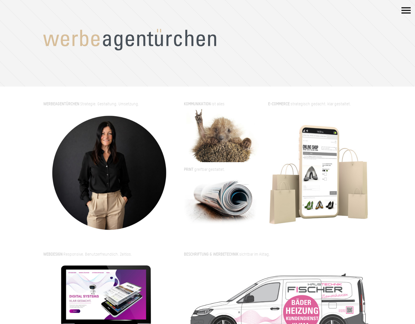 Aktuelle Website-Vorschau von Werbeagentürchen