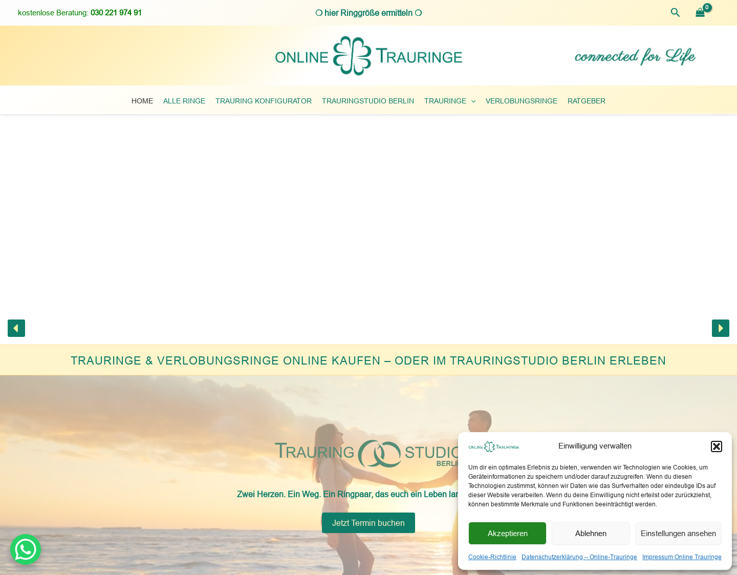 Aktuelle Website-Vorschau von Ringgroessenmassband