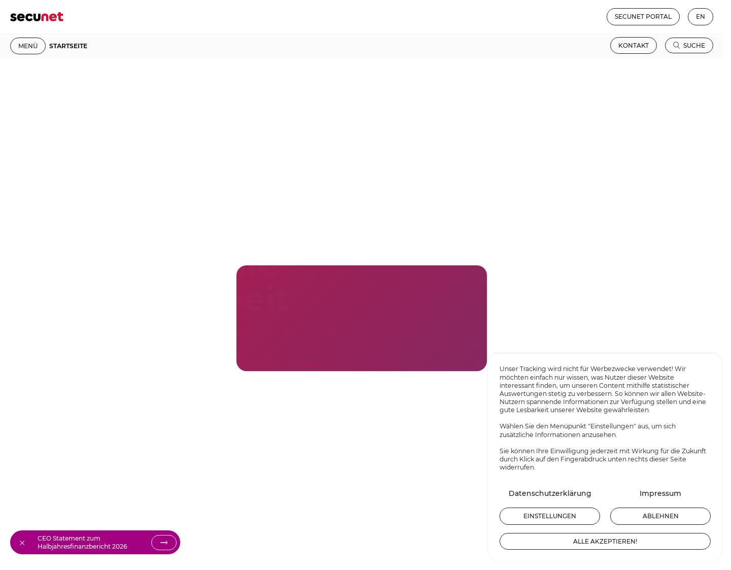 Aktuelle Website-Vorschau von IT-Sicherheit und Kryptographie für Behörden