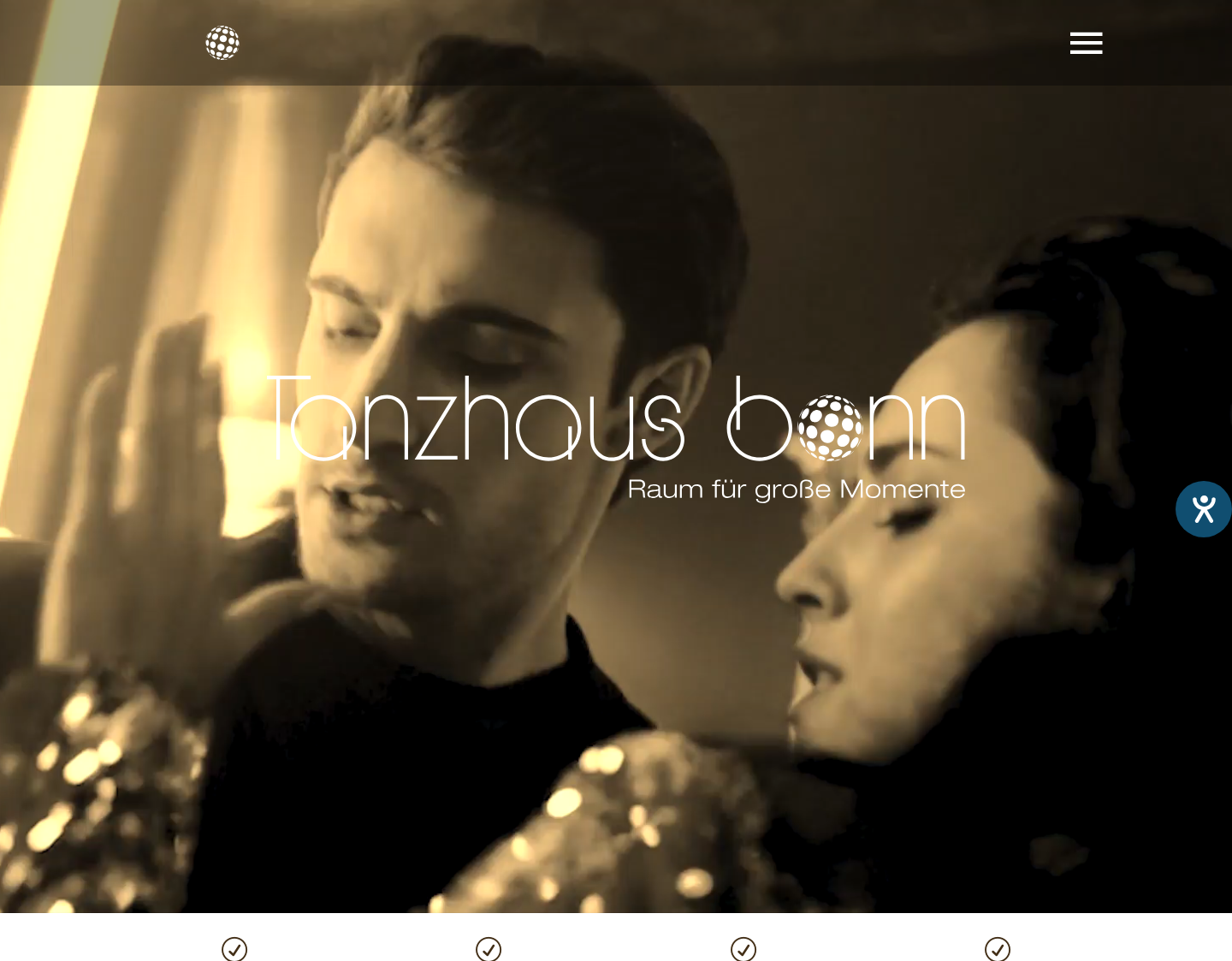 Aktuelle Website-Vorschau von Tanzen lernen im Tanzhaus Bonn