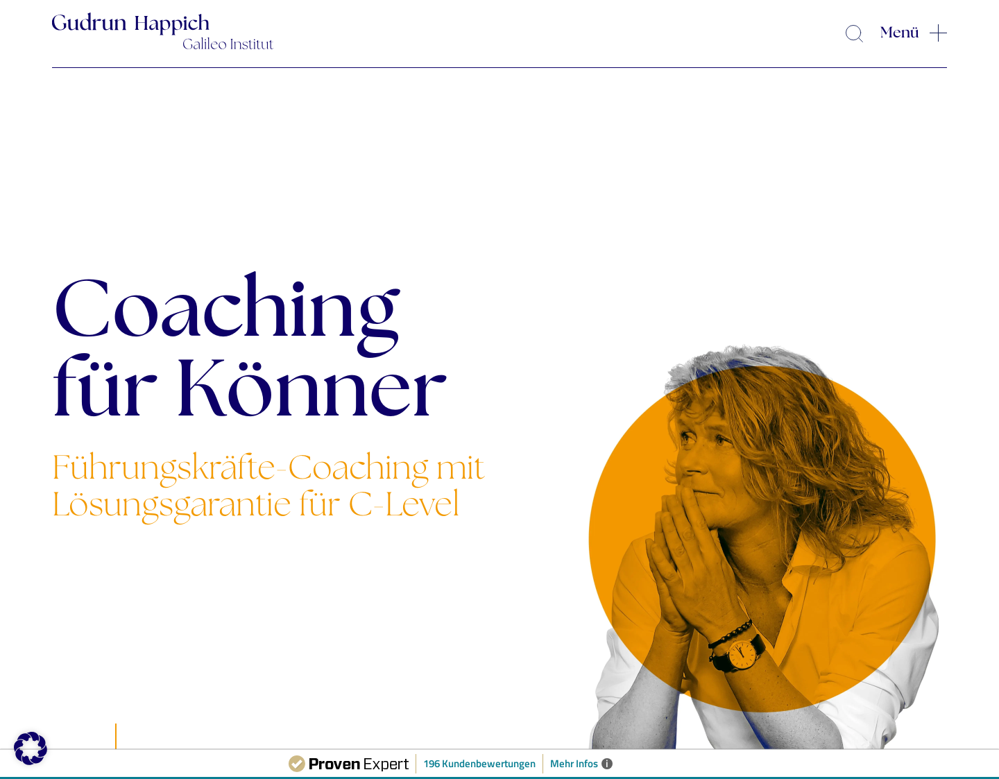 Aktuelle Website-Vorschau von Führungskräfte Coaching für Manager