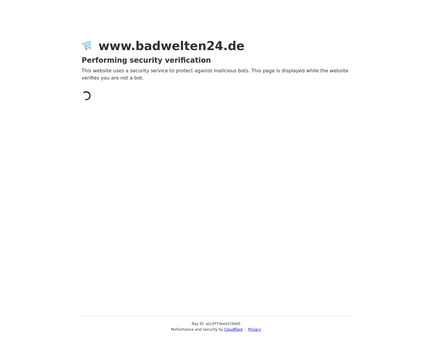 Aktuelle Website-Vorschau von Badwelten24 Online Shop