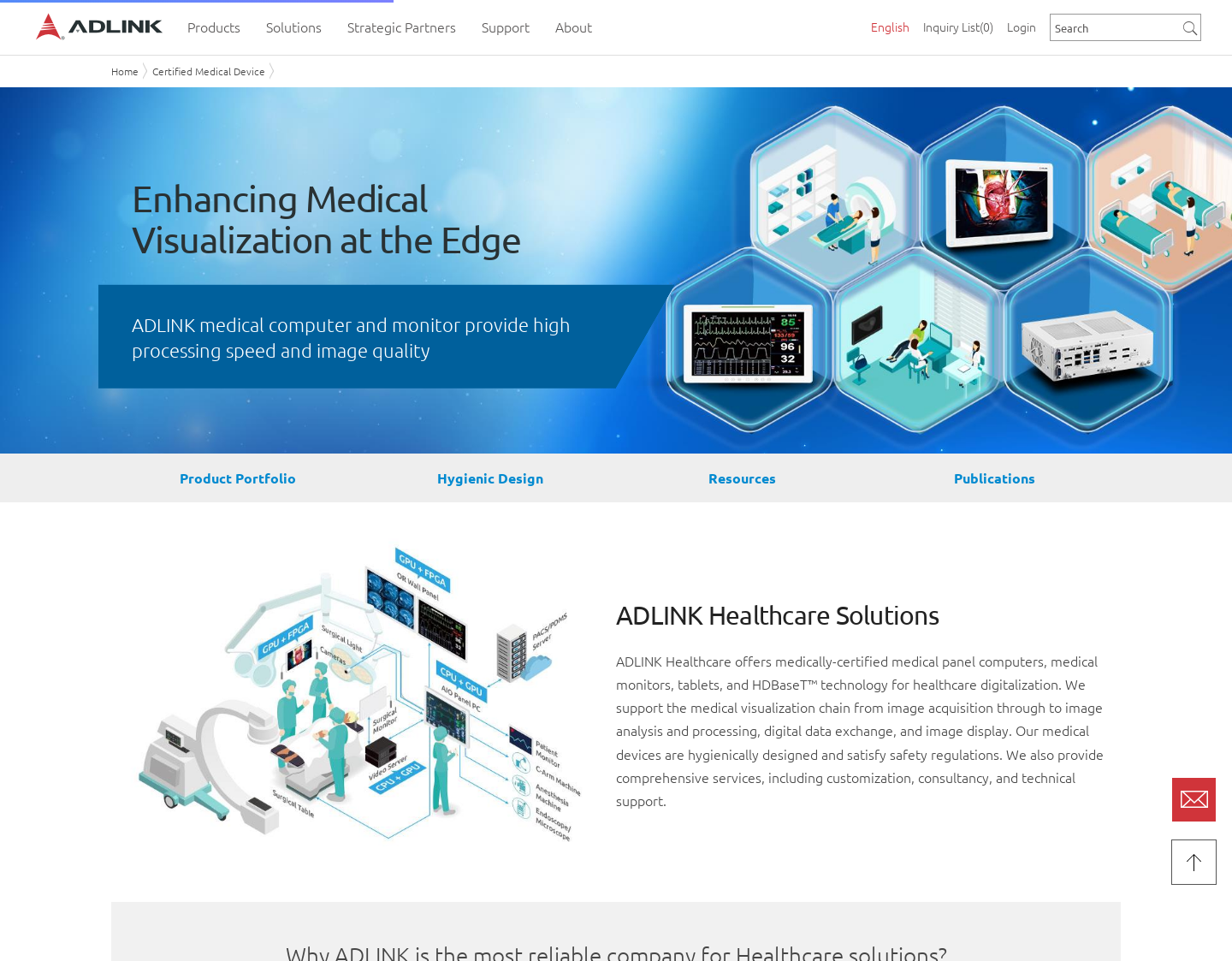 Aktuelle Website-Vorschau von Embedded Systems - PENTA