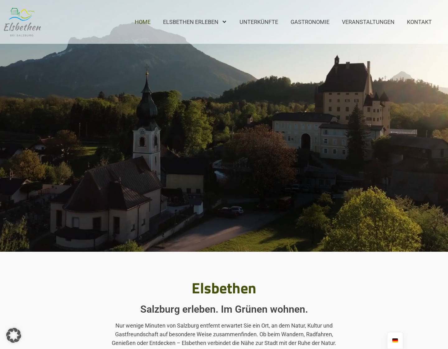 Aktuelle Website-Vorschau von Tourismusverband Elsbethen Salzburg