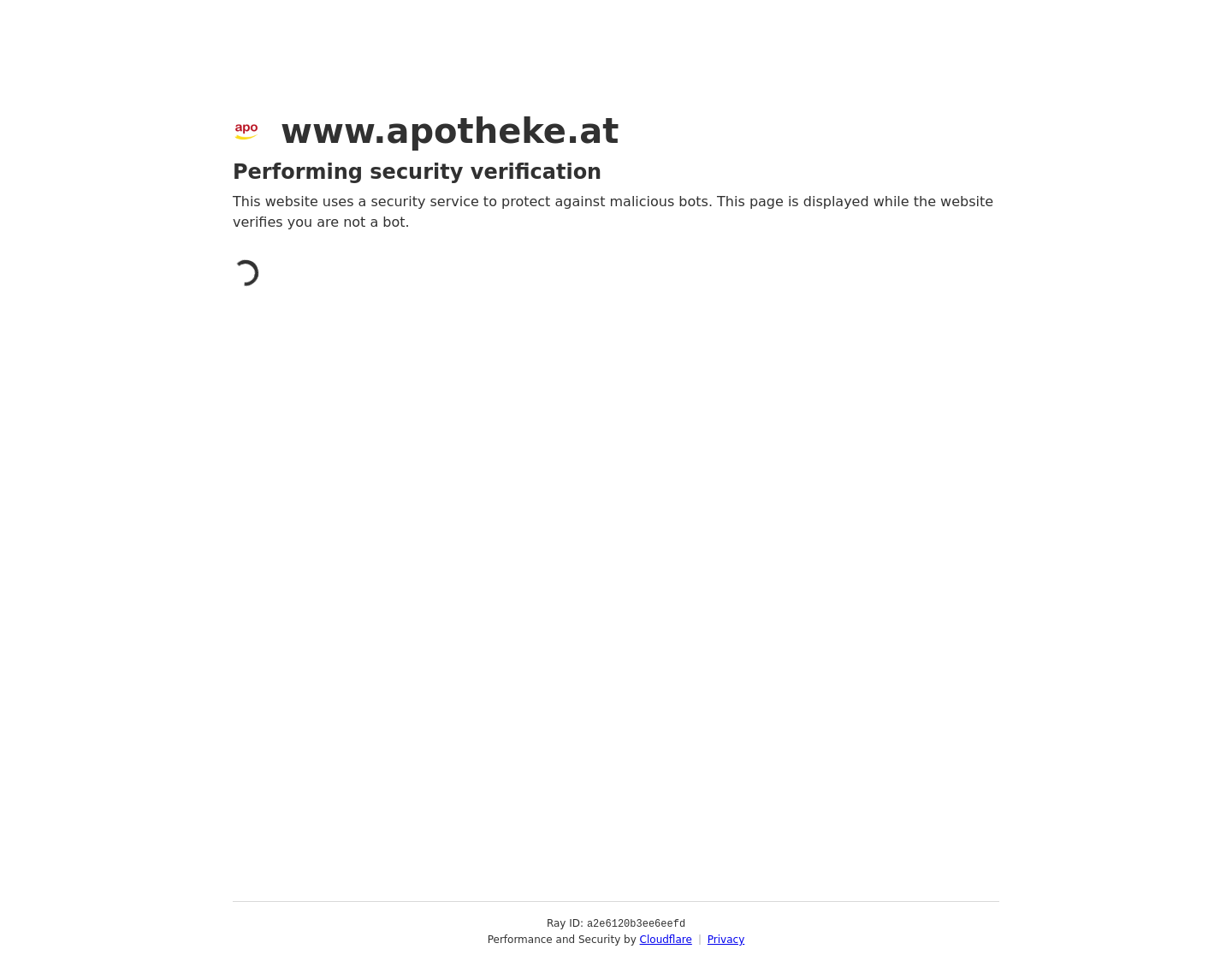 Aktuelle Website-Vorschau von Apotheke.at ? die Versandapotheke