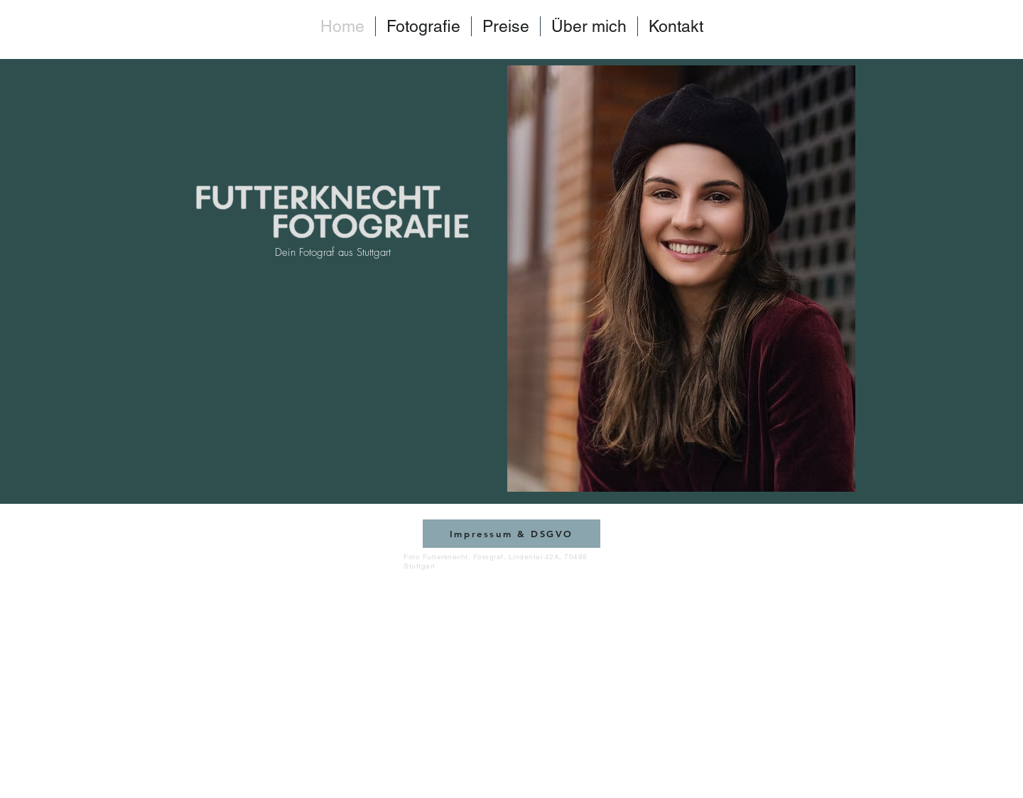 Aktuelle Website-Vorschau von Fotostudio Futterknecht