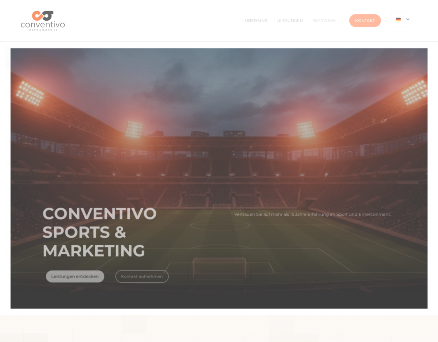 Aktuelle Website-Vorschau von conventivo GmbH