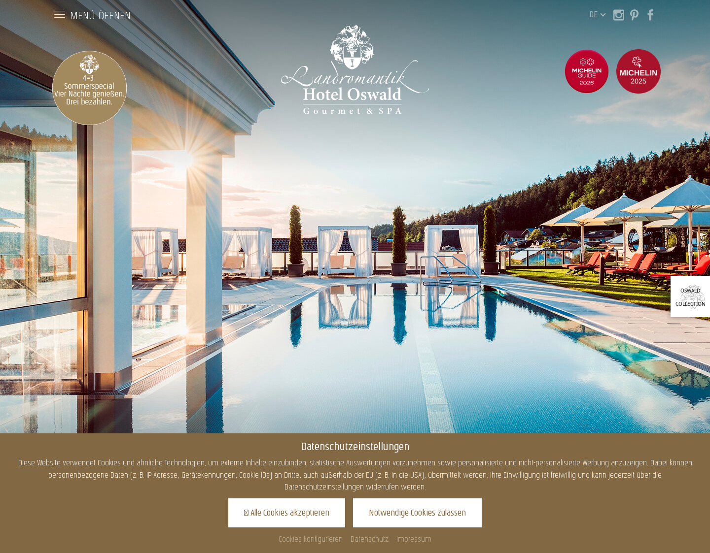 Aktuelle Website-Vorschau von Wellnesshotel Bayerischer Wald